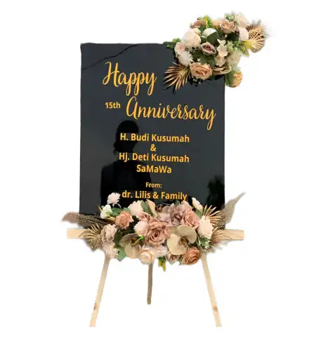 Papan Bunga Akrilik Tujuh Belas