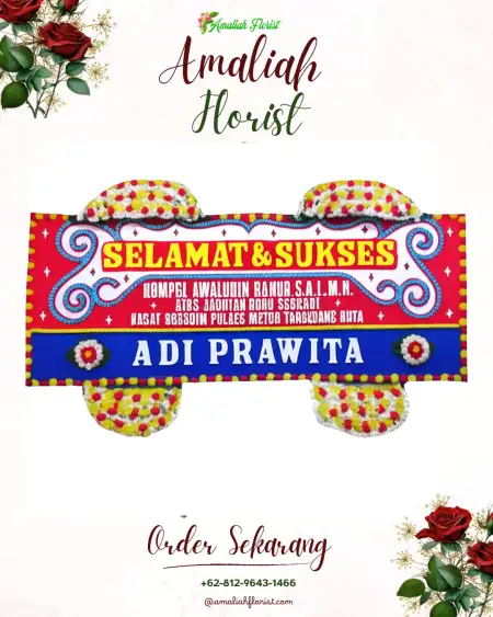 Papan Bunga Ucapan Selamat Tujuh Belas